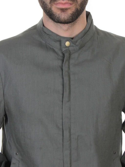 5886 GREY/GREEN Ветровка мужская DSG DONG (100% лён) - Fashion фото 8