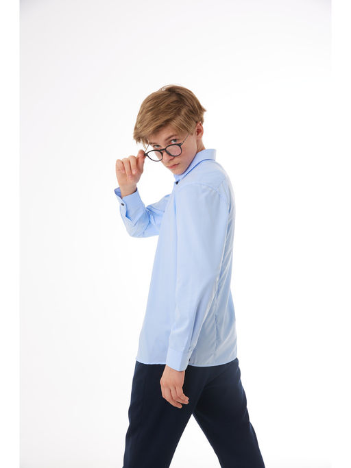 Рубашка голубой DS1A60 - Nota bene фото 8