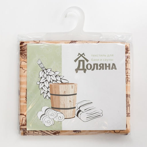 Полотенце для бани Банька мужской килт, 75х150 см хлопок,вафельное полотно - Доляна фото 5