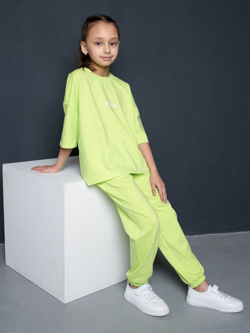 КМ097 Костюм #стиль 2 (салатовый) - Милаша фото 2