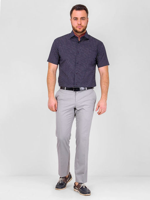 Сорочка мужская короткий рукав GREG 263/109/2188/Z/1  фото 5