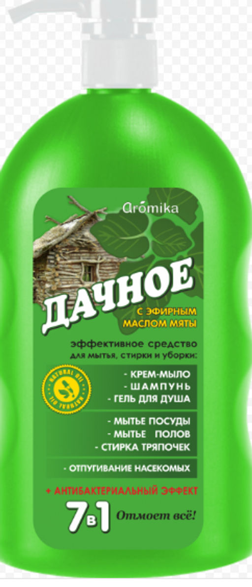 Гель д/душа"Дачное" 7в1"МЯТА" АРОМИКА (800мл)