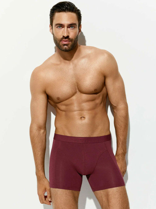 1250 Боксеры удлиненные с открытой резинкой bordo