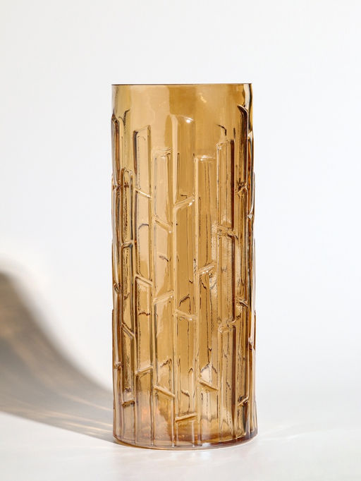 Ваза Мэнди, 29?12 см, стекло, коричневая