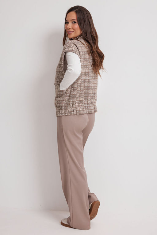 Костюм Magia mody 2624-Р коричневые тона+ молочный