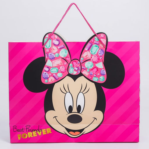 Пакет подарочный Best friends forever, Минни Маус, 40х31х11,5 см - Disney фото 2