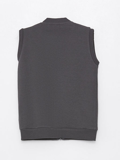 Bisiklet Yaka Basic Erkek ?ocuk Fermuarl? H?rka