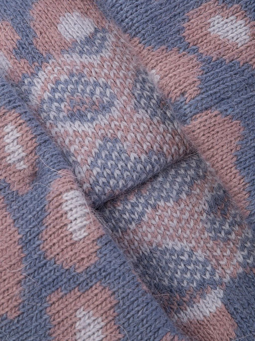 Шапка жен. анг+нейл LB-N88048 denim/d.pink - Labbra фото 3