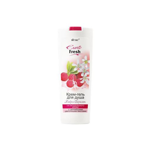 Витэкс Гель-крем для душа EXOTIC FRESH JUISE Ямбери и бергамот, 500 мл
