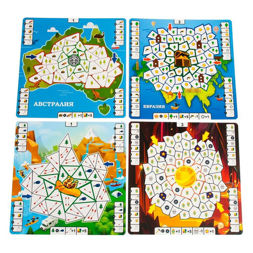 Настольная игра для детей на логику «Битва за цвет», 2-4 игрока, 8+