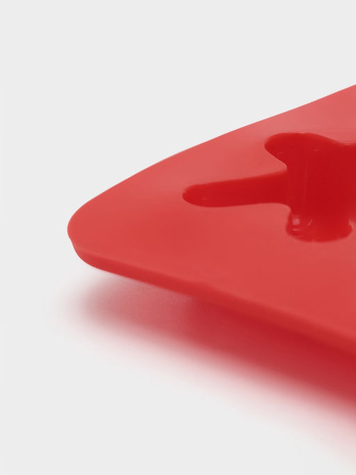 Форма для конфет и шоколада новогодняя Доляна Карамельное чудо, силикон, 21?10 см, 12 ячеек (3.5?3.5 см), красная