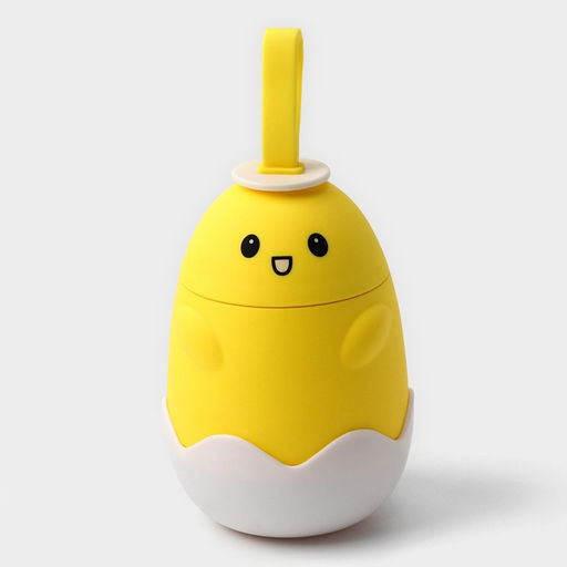 Бутылка для воды в силиконовом чехле Цыплёнок, 290 мл, цвет жёлтый - Simaland фото 7