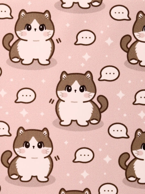 Обложка для паспорта Аниме Many cute cat, плотность 600 мкм