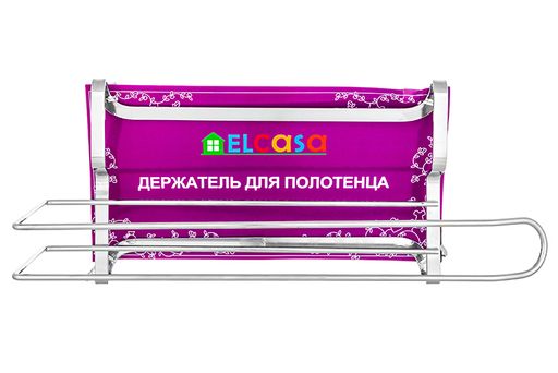 Держатель для полотенца 33*12,5*14,5 см Серебристый - Elan gallery фото 8