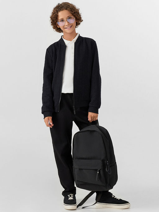 Бомбер для мальчиков черный - Mark formelle фото 9