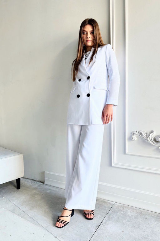 Жакет AURA 1057-164 белый  фото 5