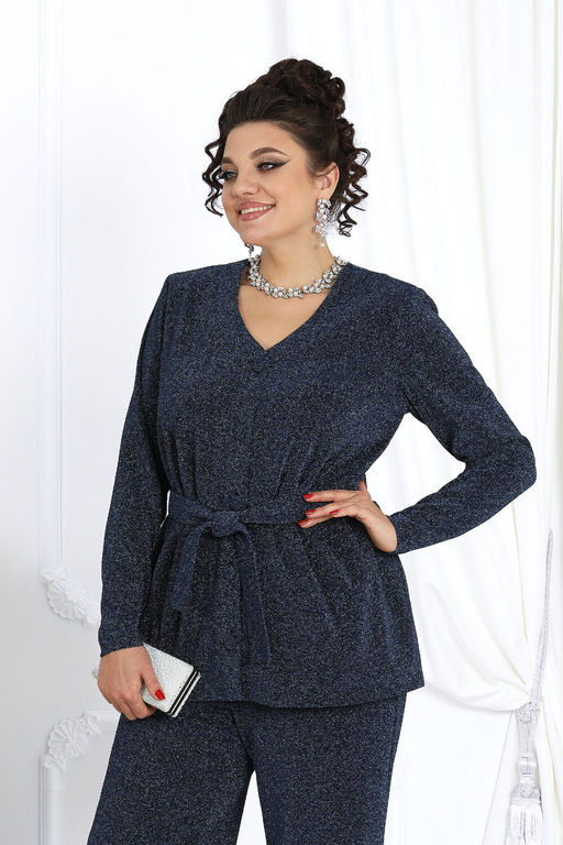 Платье Ninele 7431-Р темно-синий - Mira fashion фото 2380