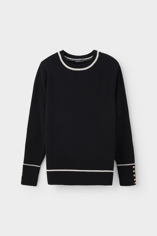 ЕВ 30096/ш/черный джемпер жен