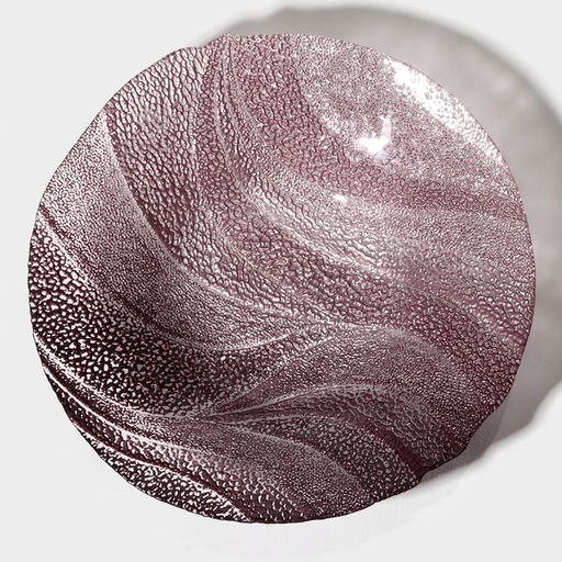 Салатник Драхна, d=33 см, стекло, бордовый - Simaland фото 3