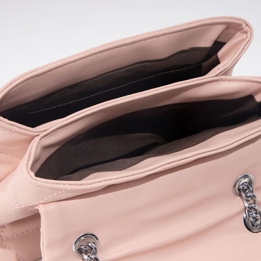 Сумка-мессенджер на магните, длинная цепь, цвет розовый - Simaland фото 5