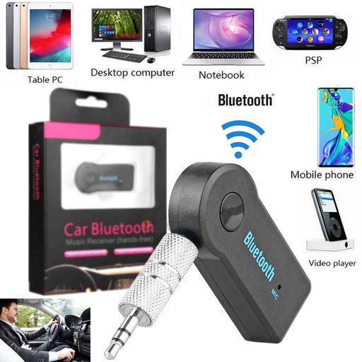 Автомобильный Bluetooth ресивер адаптер AUX hands free BT-350