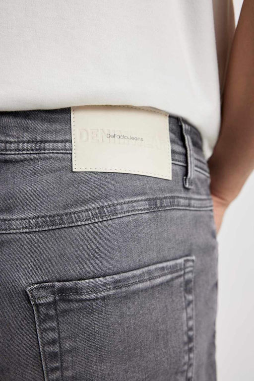 Джинсовые брюки узкого кроя Wiser Wiser Pedro с нормальной талией и узкими штанинами - Defacto фото 6