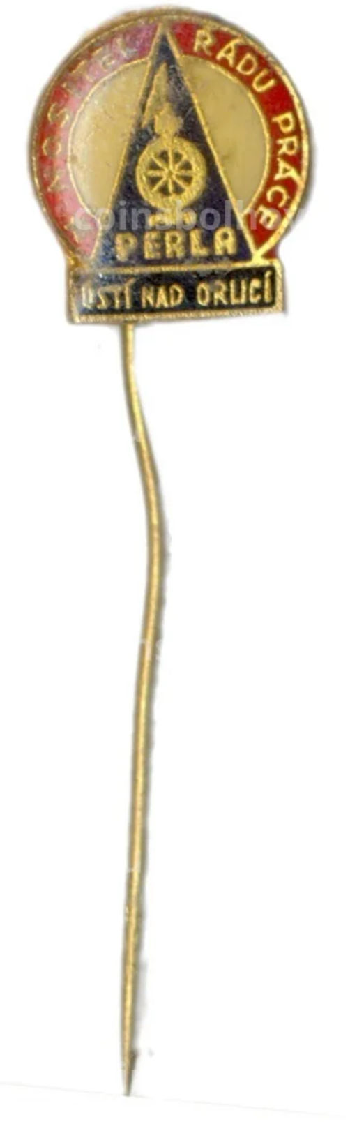 Значок рекламный PERLA