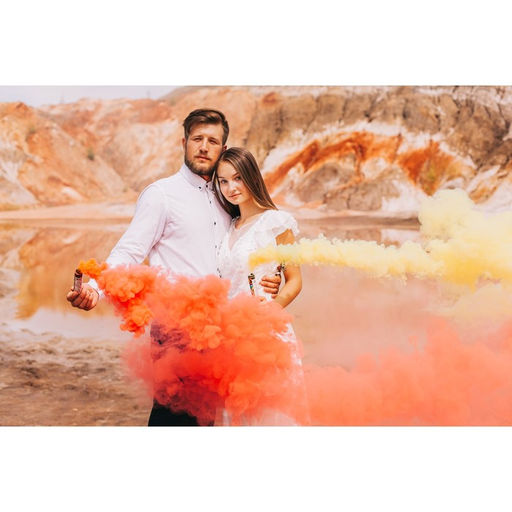 Цветной дым красный, заряд 1,75 дюйма, МАКСИ, очень высокая интенсивность, 30 сек, 11,5 см - Simaland фото 4