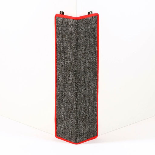 Когтеточка угловая средняя, ковролиновая с пропиткой, 57×13 см, микс цветов