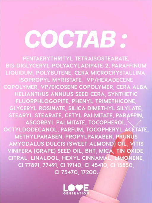 Love Generation Бальзам для губ Like a virgin тон 01 холодный розовый