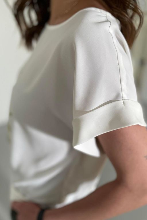 Топ Rumoda 2114 белый  фото 3