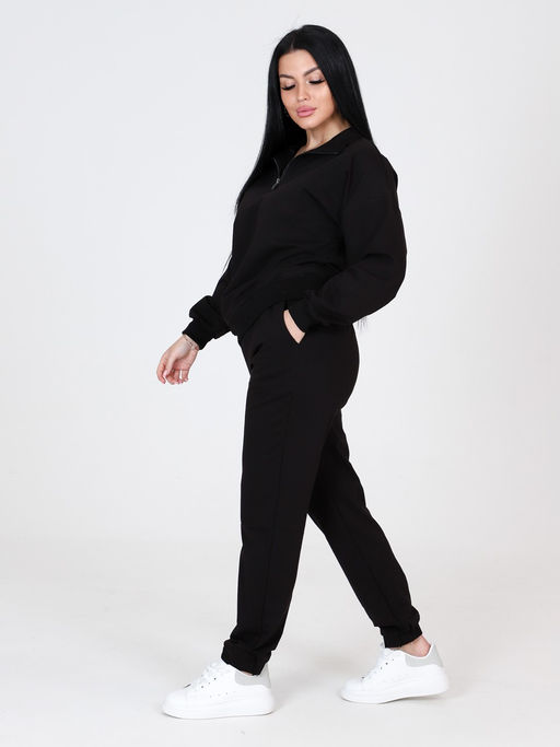 СК-2301 ЖЕНСКИЙ СПОРТИВНЫЙ КОСТЮМ (Черный) - А-дина фото 5