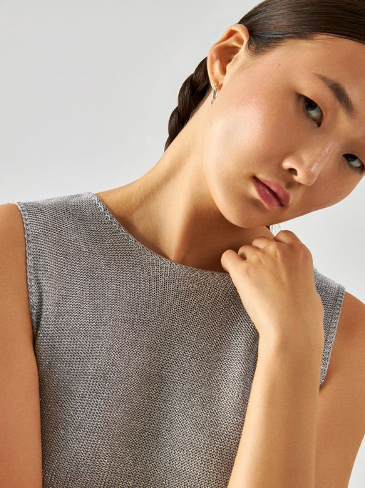 10200400062 Жилет жен. Kattie серебряный - Concept club фото 5