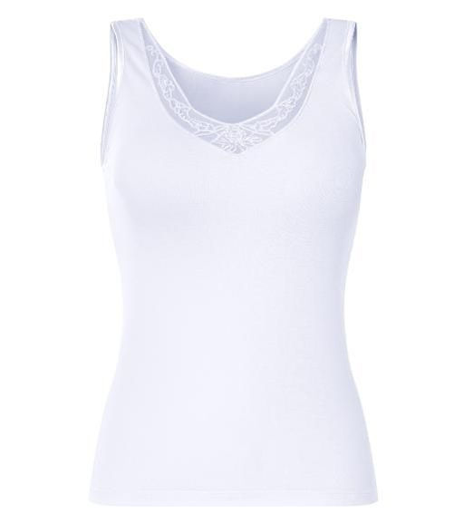 Женская майка в тонкий рубчик ESMARA  фото 5