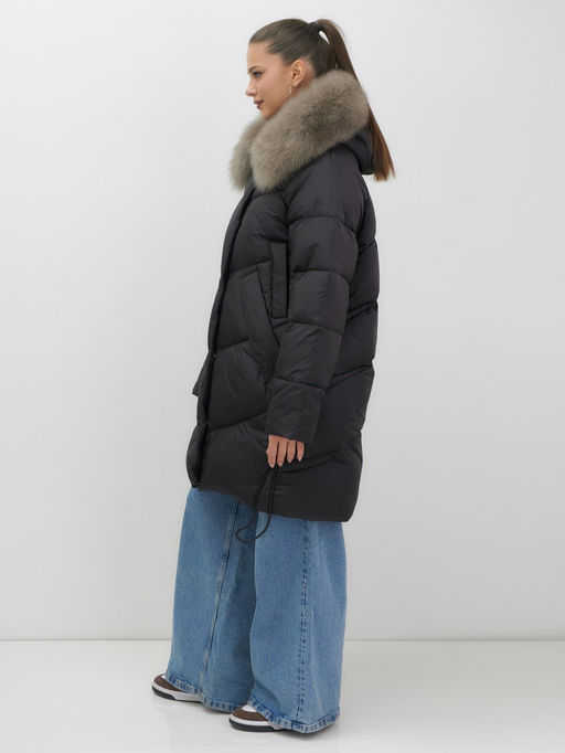 Пальто зимнее утепленное с мехом и капюшоном ,куртка Бренд: Visdeer фото 6