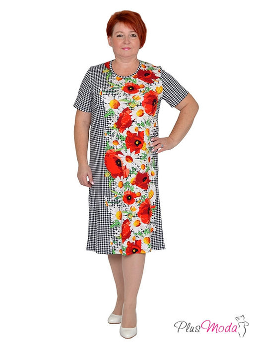 Платье Модель №1450 размеры 44-84 - Plusmoda фото 2