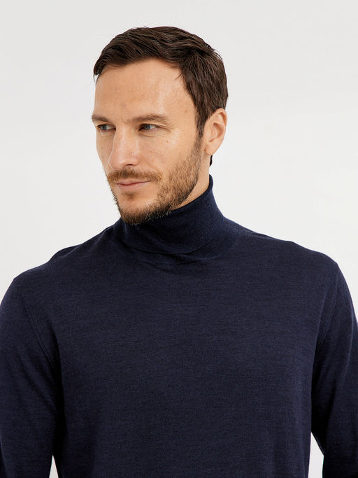 водолазка мужская из шерсти - Glenfield фото 5