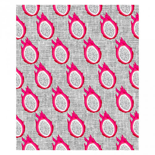 Полотенце кухонное 50х50см "Питахайя", вафельное полотно 180г/м2, хлопок 100%, без упаковки, "Домашняя мода" (Россия)