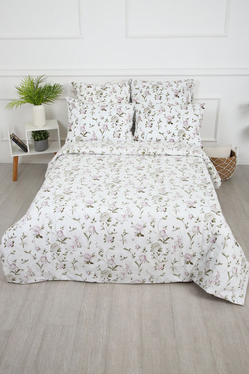 Пододеяльник поплин Пиония