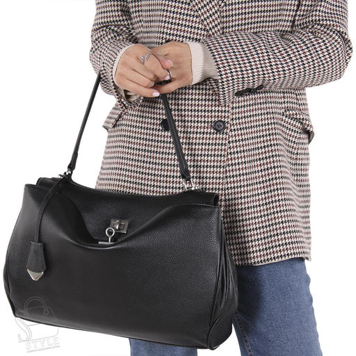 Сумка женская кожаная 2094Y black Polina&Eiterou в Новосибирске