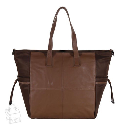 Сумка дорожная кожаная 9010M khaki Polina&Eiterou в Новосибирске