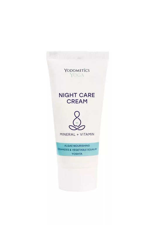 НОЧНОЙ КРЕМ ДЛЯ ЛИЦА NIGHT CARE CREAM Algae nourishing, Сeramides&Vegetable Squalan, Yoshta 50 мл - Yodometics фото 2