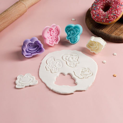 Набор плунжеров кондитерских Доляна Летний сон, 4 шт, 9,5?9?4,6 см, цвет МИКС