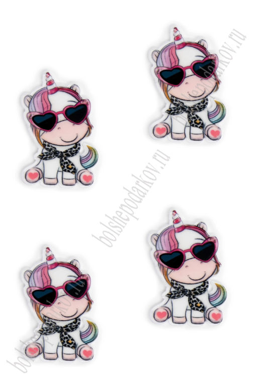 Кабошон-вырубка "Единорог" 2,5*3,8 см (10 шт) SF-5915, №2