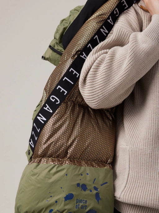 Пальто женское 1241123009 green - Eleganzza фото 9