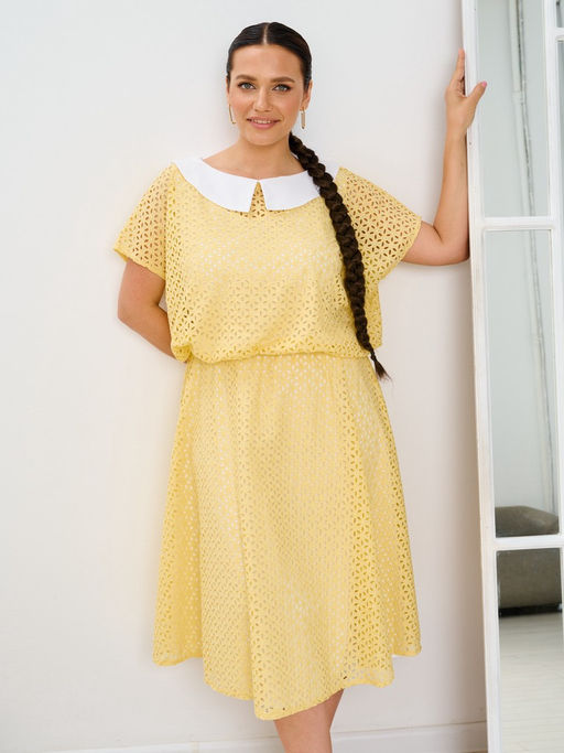 Комплект,сарафан и блузка MR029SS3 yellow - Maxroses фото 7