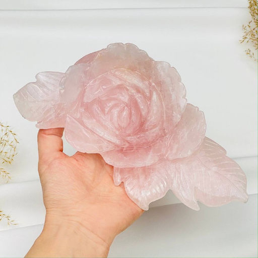Цветок из Розового кварца