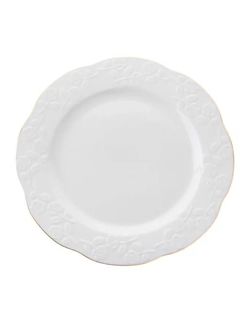 Столовый сервиз фарфоровый 24 предмета (6 персон), арт. 0800-WHT/GD-24 - D.L.K. фото 2