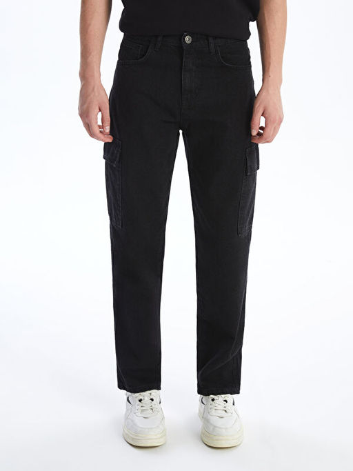 Baggy Fit Erkek Jean Pantolon