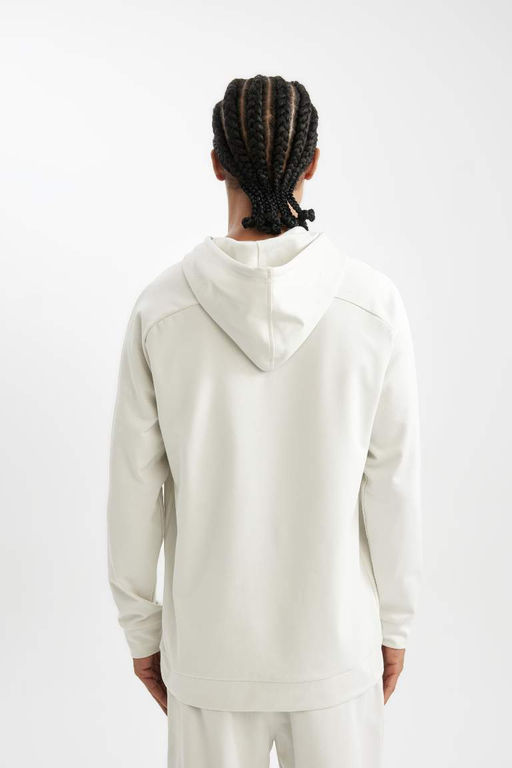 DeFactoFit Спортивная толстовка стандартного кроя с капюшоном для подводного плавания  фото 7